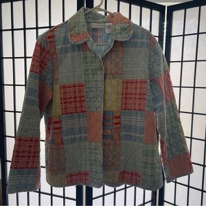 Cute quilt pattern sweater